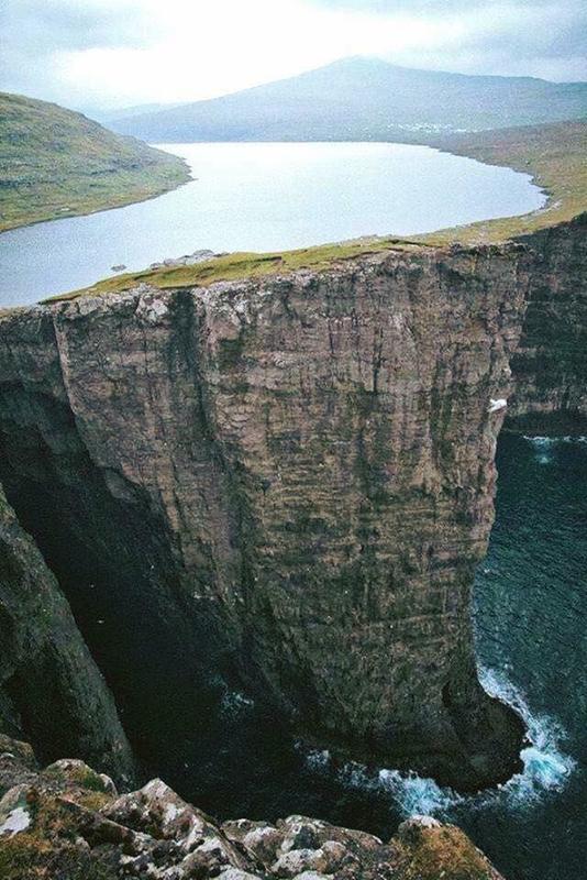 Denmark's Faroe Islands boast unique ocean-top lake