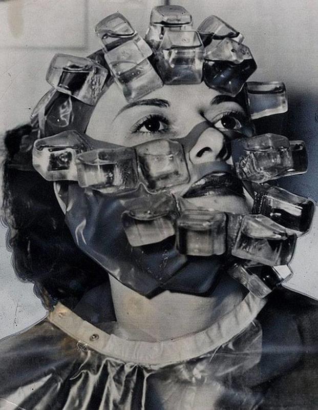 1966's Refreshing 'Icebox' Facial Beauty Treatment