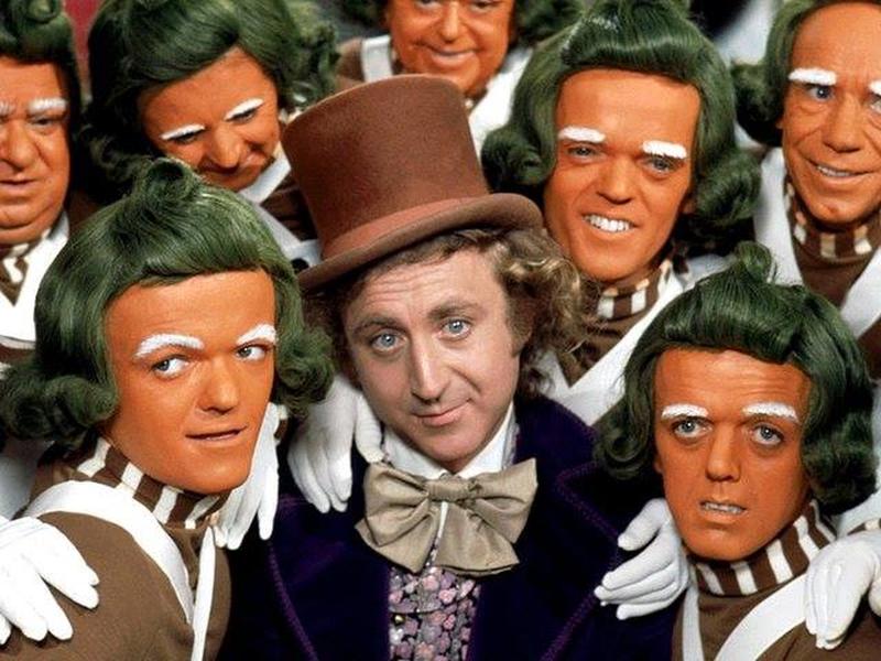 1971 Movie 'Willy Wonka & the Chocolate Factory' Introduces Willy Wonka (Gene Wilder) and his Oompa Loompas