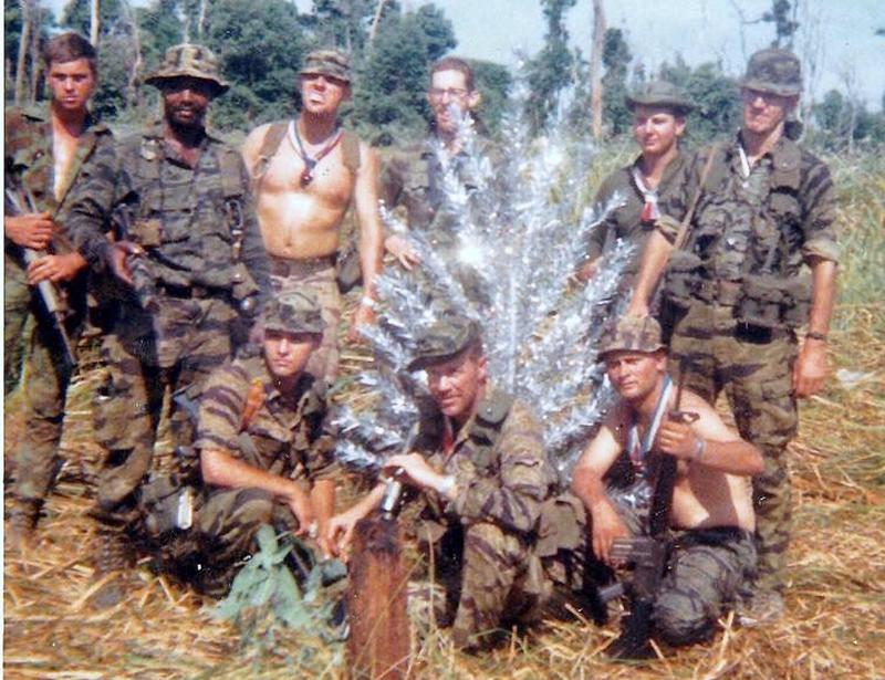 MIKE Force Soldiers Celebrate Christmas