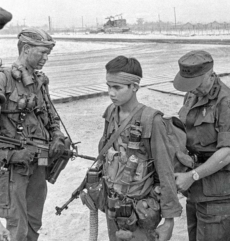 Commando Trained by Vietnamese Americans from South Vietnam Prepares for Action