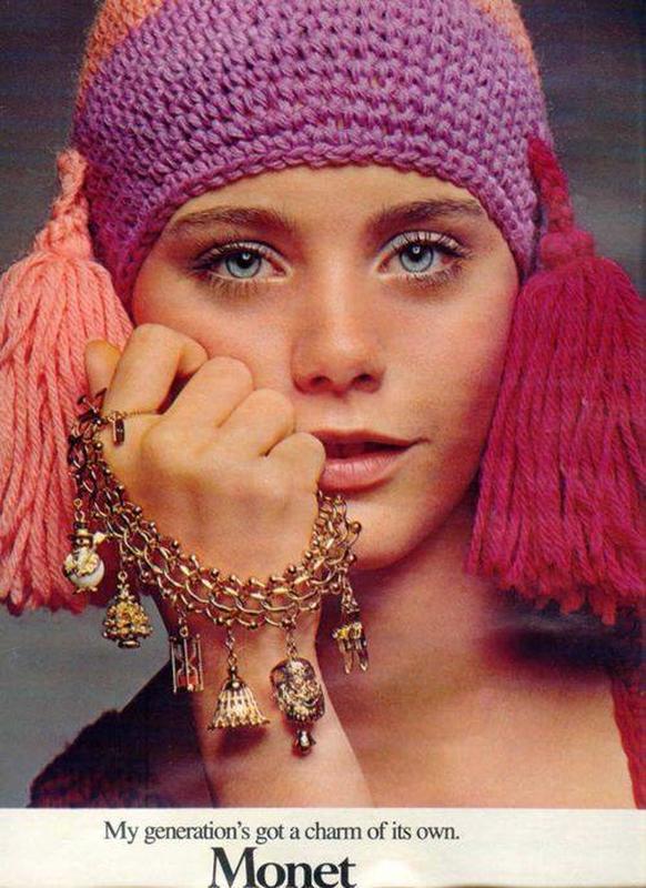 Susan Dey Poses as Monet Model Amidst Charm Bracelet Craze