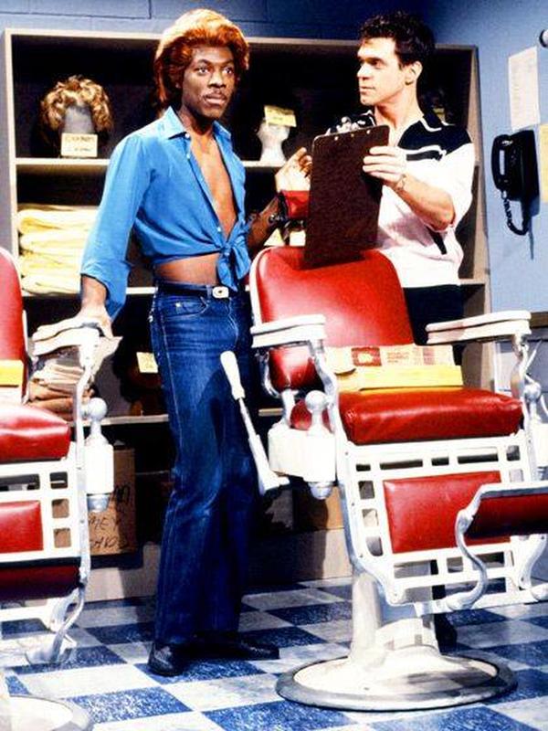 Hilarious 'Hairdressers' Skit Unites Eddie Murphy as 'Dion' and Joe Piscopo as 'Blaire' in 80s SNL