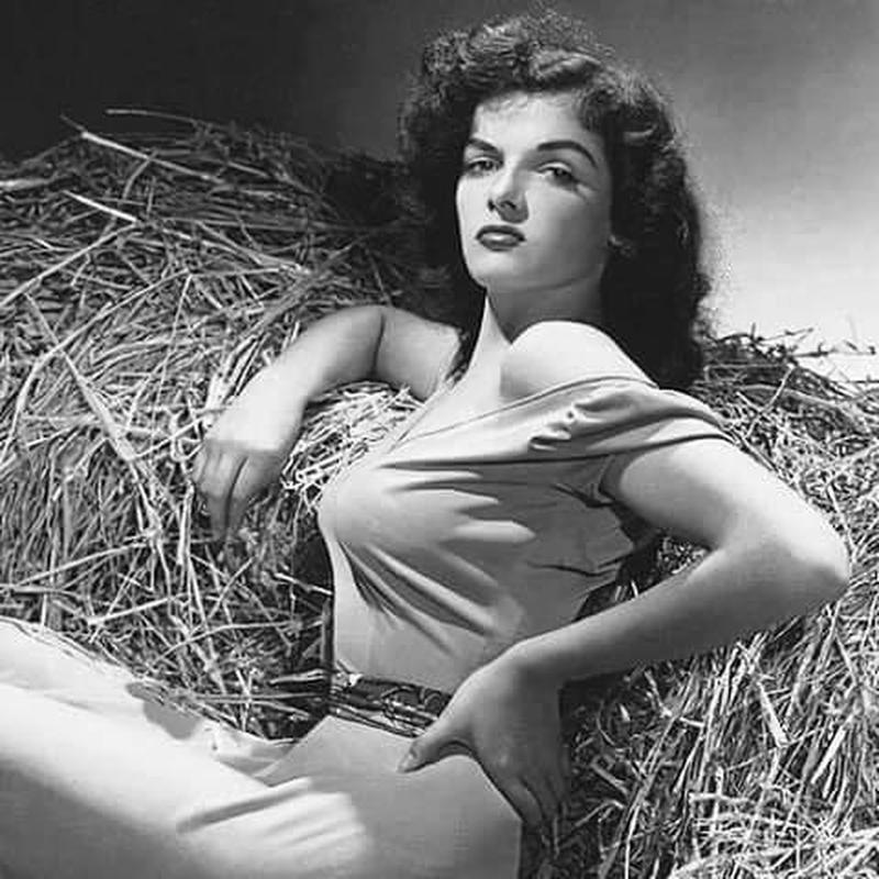 Jane Russell stars in the 1943 Western film 'The Outlaw