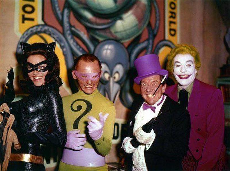 Groovy Photo Captures Villains from 1966's 'Batman The Movie