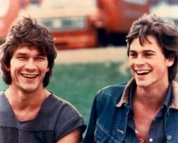 An American sports drama film "Youngblood" (1986) features Patrick Swayze as Derek Sutton and Rob Lowe as Dean Youngblood.
