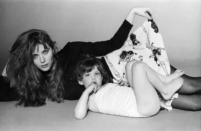 Bebe Buell, model and singer, captured in 1980 with her 3-year-old daughter Liv Tyler.