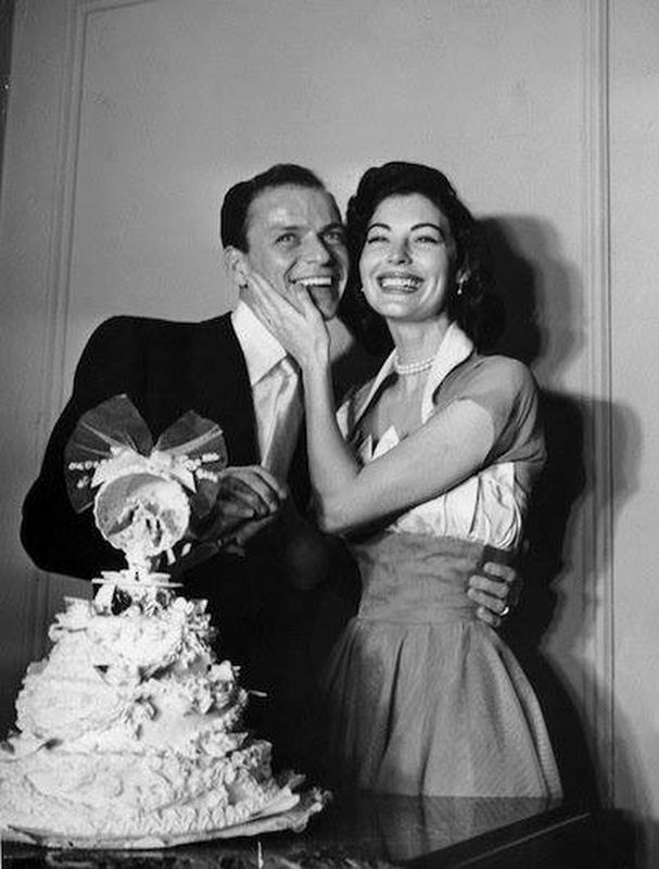 Frank Sinatra and Ava Gardner tie the knot in 1951: A glimpse into their wedding day.
