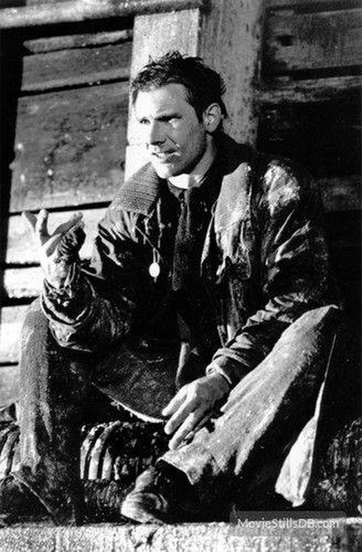 Rare behind-the-scenes photo captures Harrison Ford on set of Ridley Scott's 1982 neo-noir sci-fi masterpiece 'Blade Runner