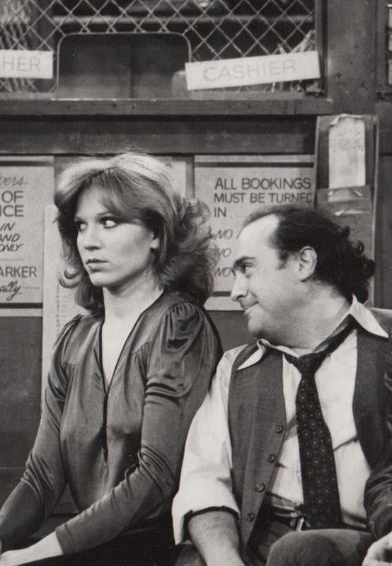 Danny DeVito celebrates his 77th birthday today, born in 1944. Check out this throwback picture of him alongside Marilu Henner from the hit TV series 'Taxi' (1978-1983).