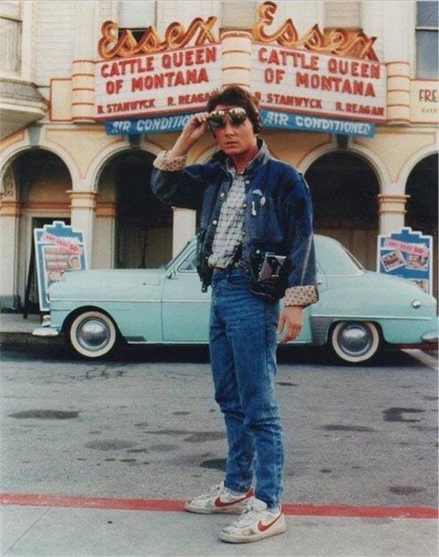 Back to the Future' Star Michael J. Fox Filming in 1985