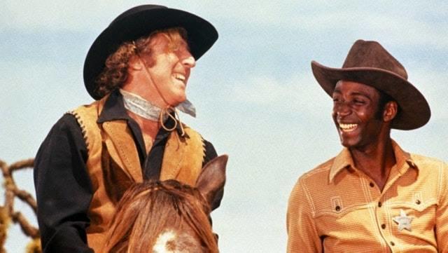 Gene Wilder and Cleavon Little in hilarious scene from Mel Brook's 'Blazing Saddles' (1974)