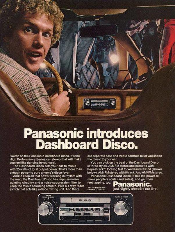 Panasonic's 1978 "Dashboard Disco" car cassette deck ad is a must-see!