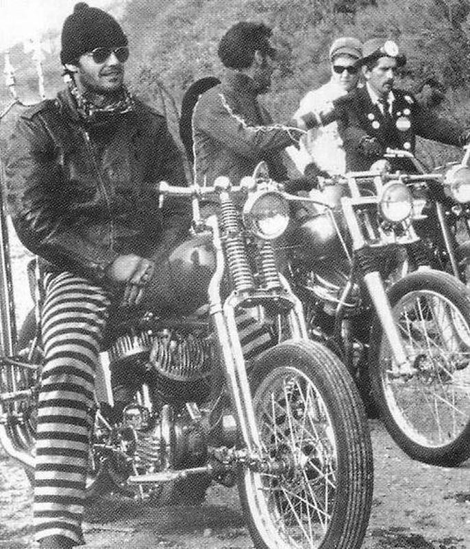 Jack Nicholson stars in 1970's Rebel Rousers, an American biker movie.