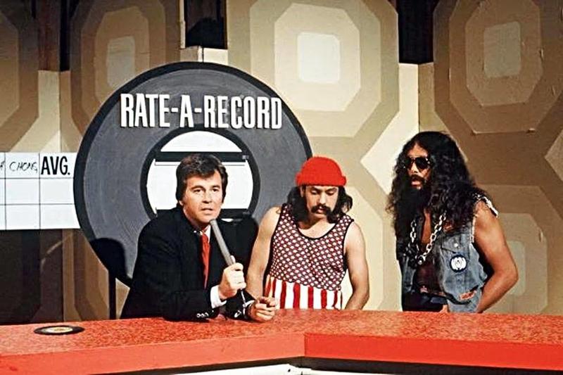 Cheech and Chong featured on '73 'American Bandstand