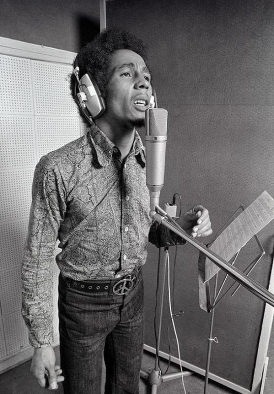 1972: Bob Marley Captured in the Recording Studio