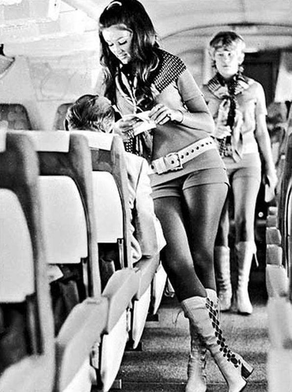 Flight Attendant Dress Codes Evolved: Hot Pants and Boots Became the Norm in the '60s