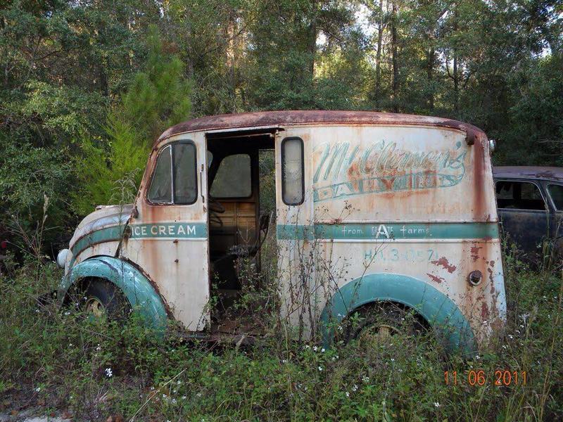 Abandoned Dairy Truck Found in Deteriorated State