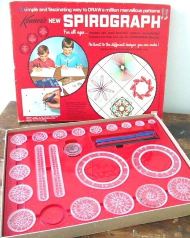 Original: Spirographs brought hours of fun but they were created for a very different reason
Rewritten: While Spirographs provided endless entertainment, they were originally invented with a distinct purpose