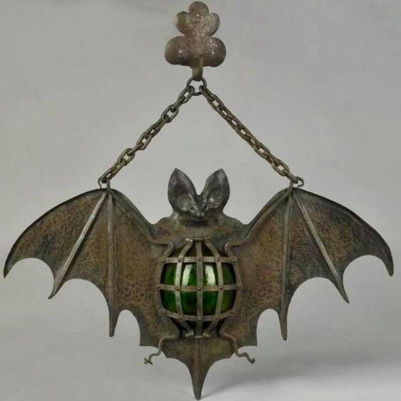 Get into the Halloween spirit with a whimsical 1930 bat lantern