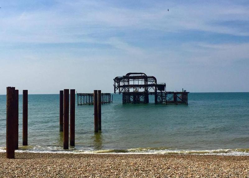 Brighton Beach in the UK: The Unconnected West Pier