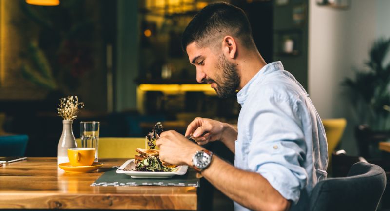 Eating Alone in Public