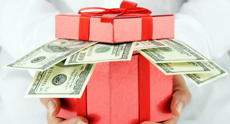 Monetary Gifts for Service Providers