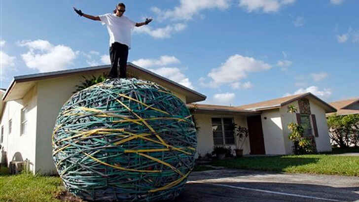 Largest Rubber Band Ball