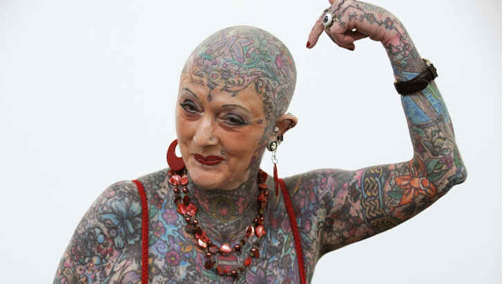 Oldest Tattooed Woman