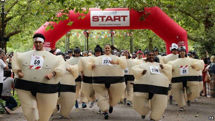 Sumo Suit Run