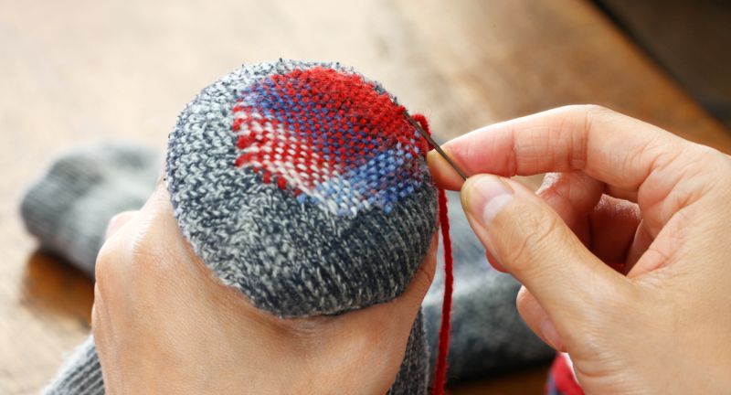 Darning Socks