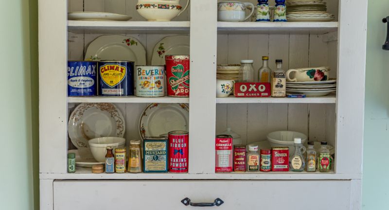 Repurposing Lard Cans for Storage