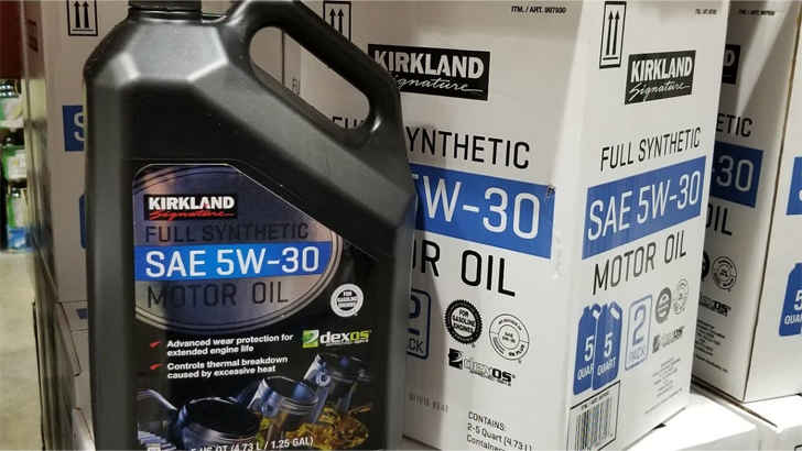 Kirkland Signature Full Synthetic SAE 5W-30 Motor Oil – Manufactured by Warren Oil Company